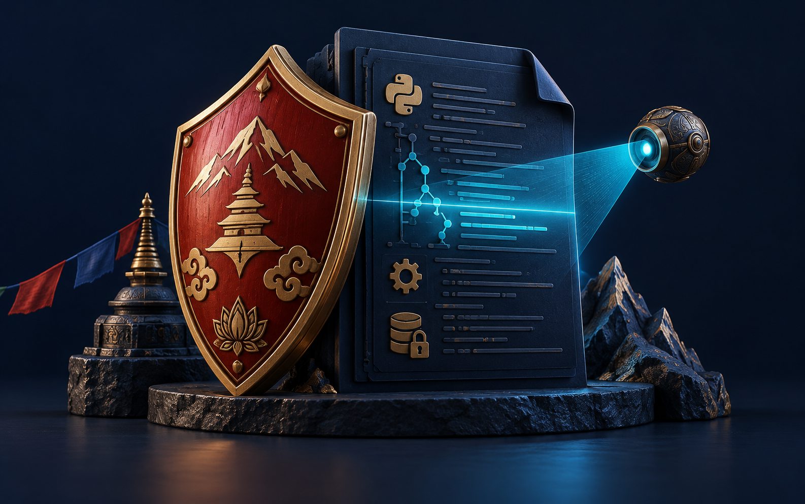 Before I Deploy: Developer security tool concept illustration